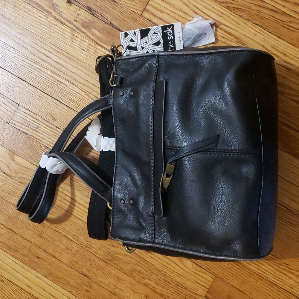 The Sak Leather Bag Black
